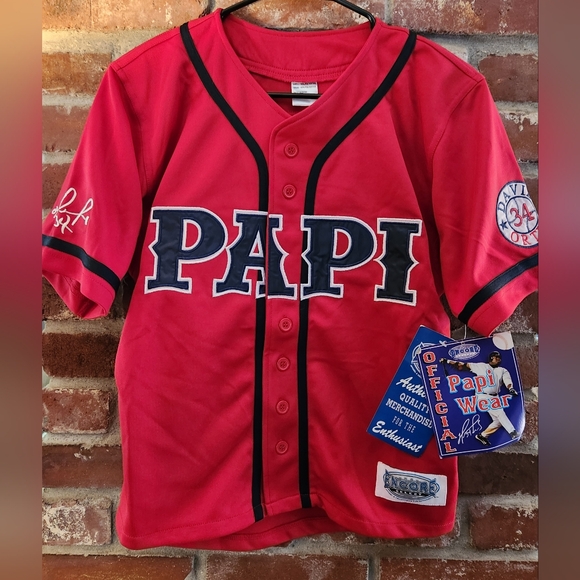 🔥NWT RARE Authentic Vintage DAVID ORTIZ "PAPI" Jersey - Picture 11 of 16